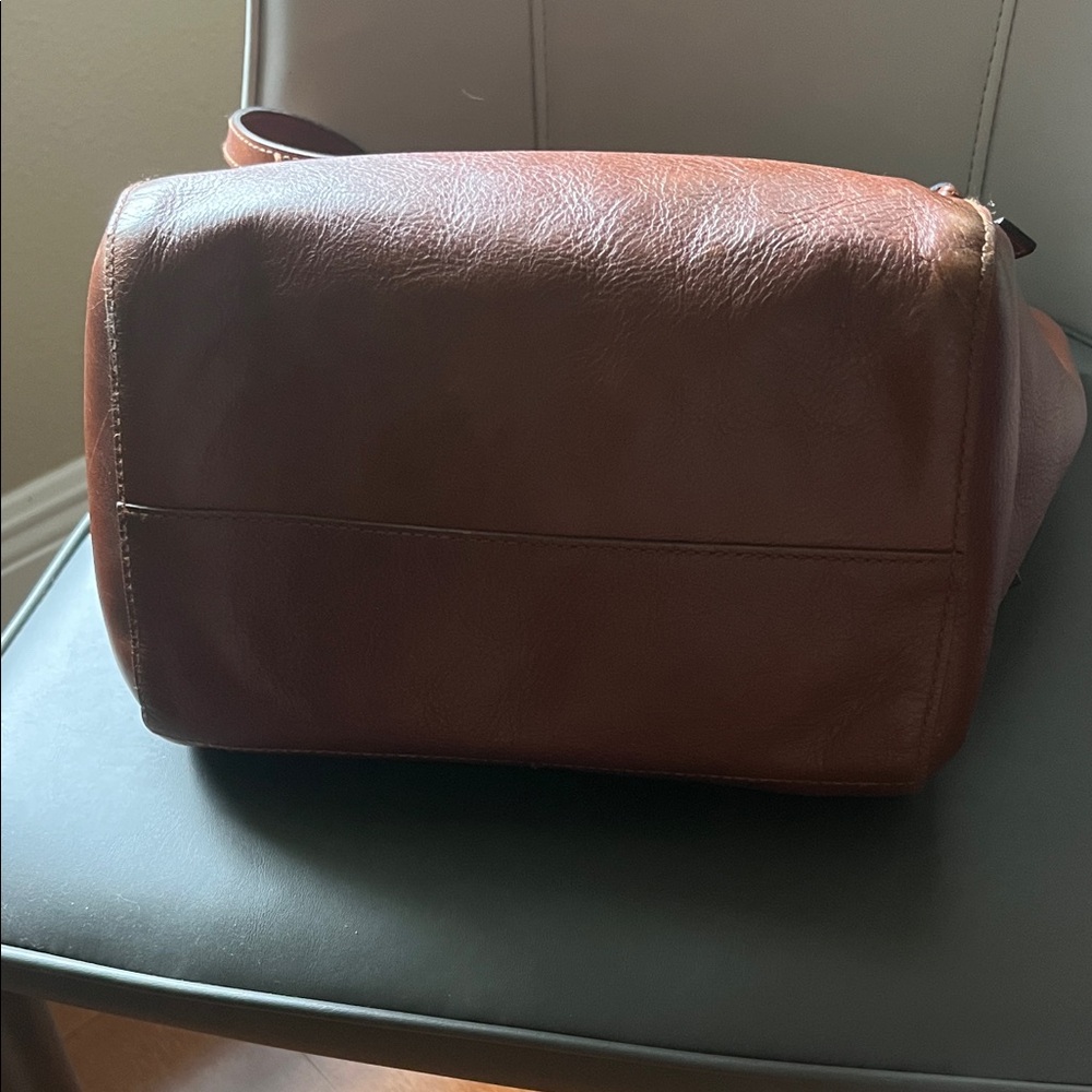 Madewell Brown Leather Tote Bag - Picture 3 of 9